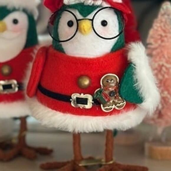 1 Custom Target Wondershop Mrs. Claus Bird and Santa bird - Picture 2 of 6